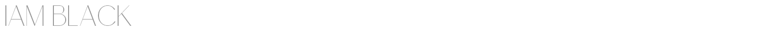 I am Black font preview